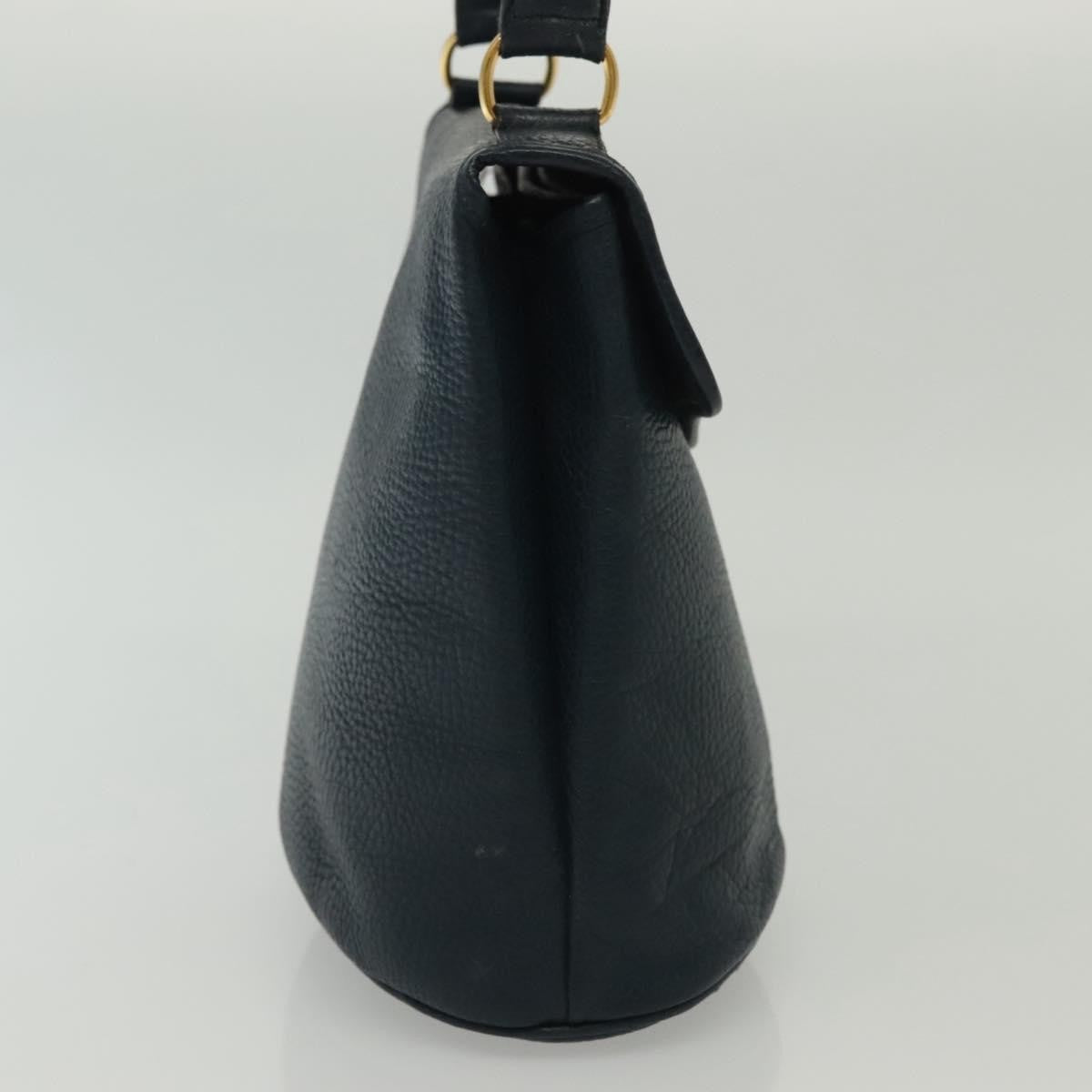 Christian Dior Handbag Leather Navy Leather Handbag ()