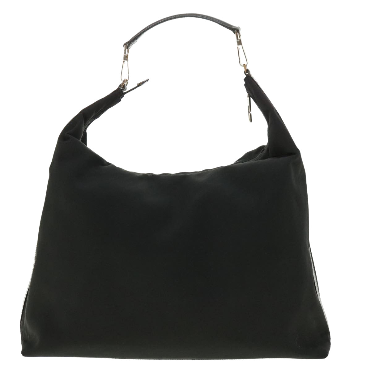 GUCCI Shoulder Bag Canvas Black ti1009