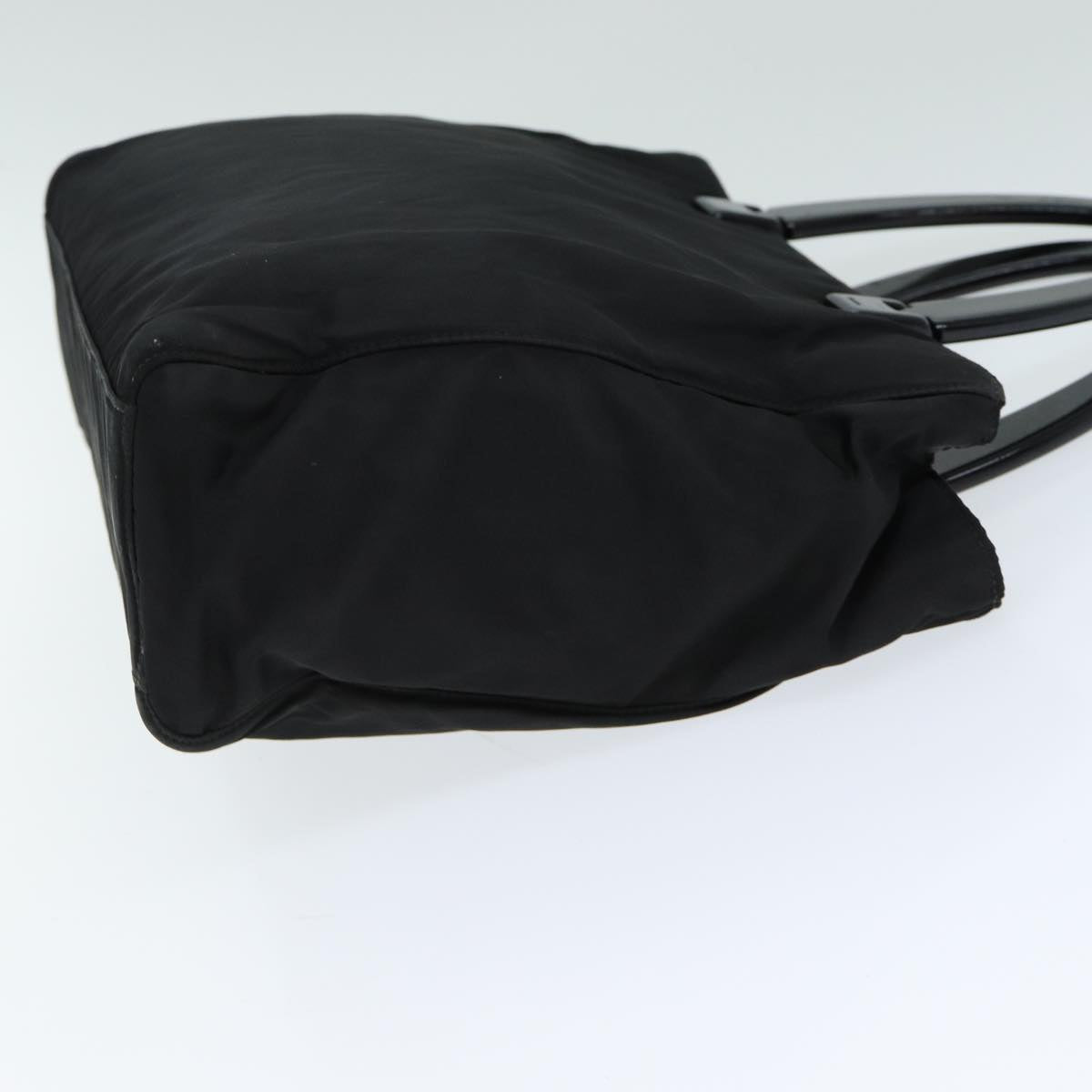 PRADA Hand Bag Nylon Black Auth