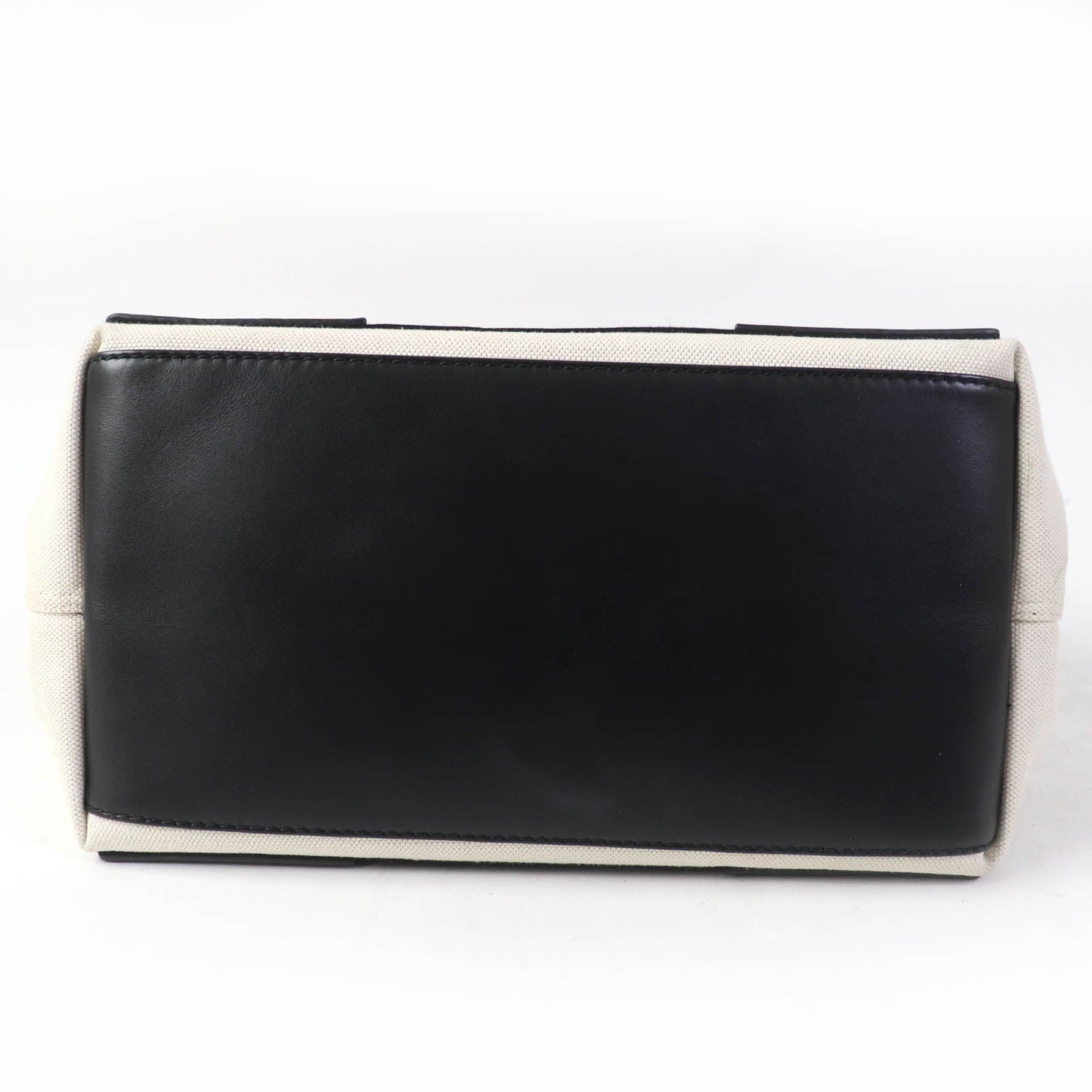 BALENCIAGA Handbag 339933 Main: Cotton canvas, calfskin beige Small cabas Women