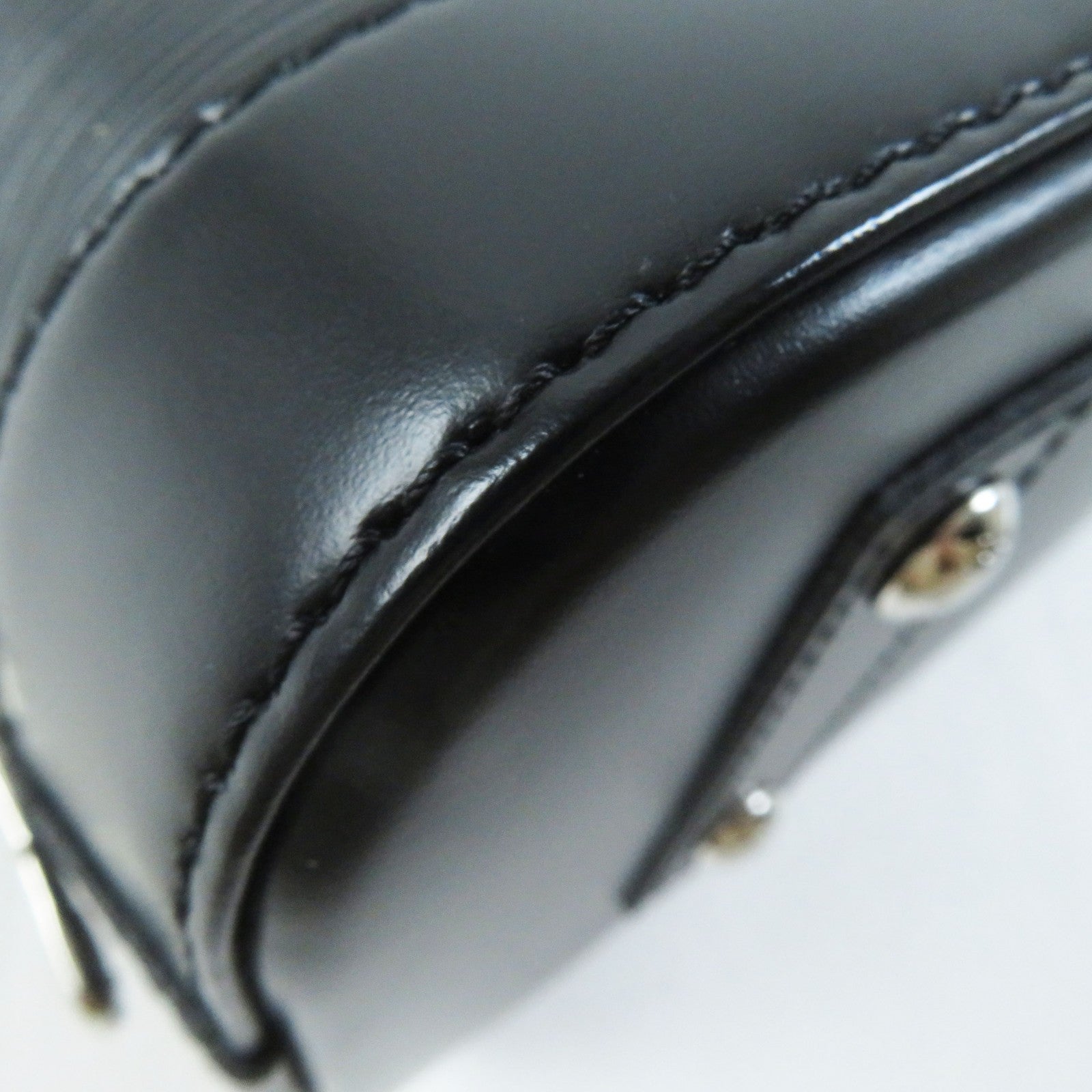 LOUIS VUITTON Handbag M40862 Epi Leather black Alma BB