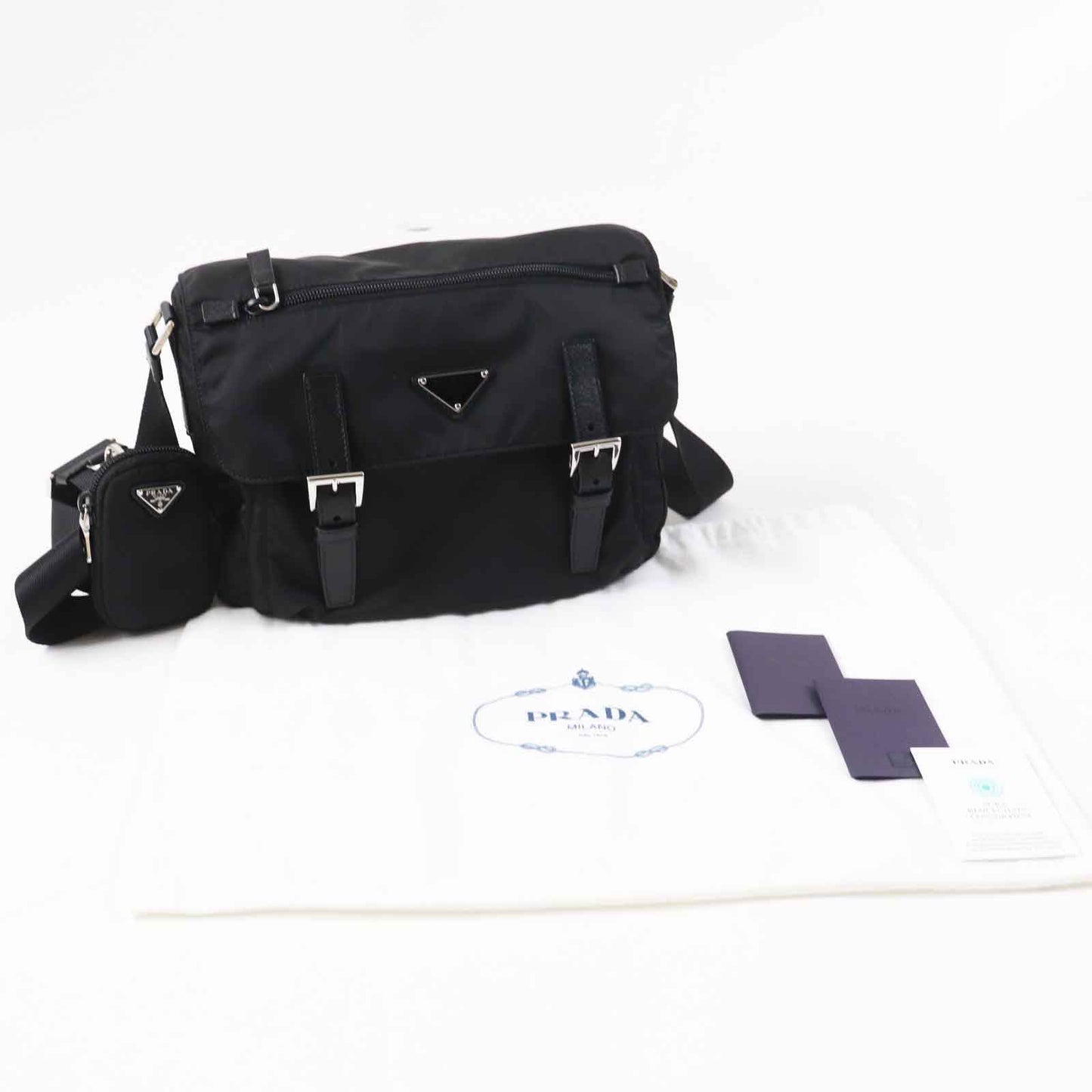 PRADA Shoulder Bag 1BD953 Main: Nylon black RE-NYLON Women
