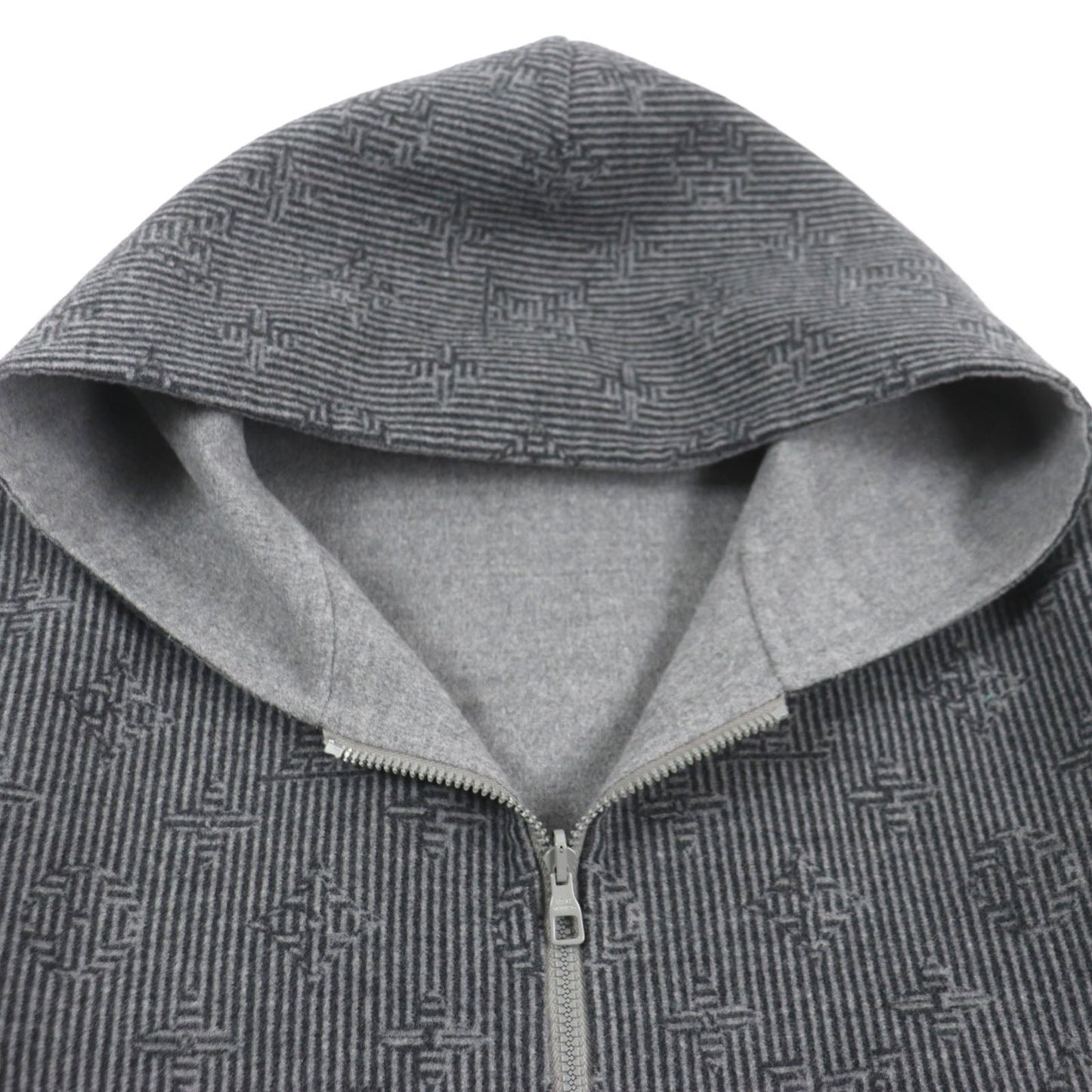 LOUIS VUITTON Blouson Main: 99% wool, Main: 1% nylon gray Monogram mens 50