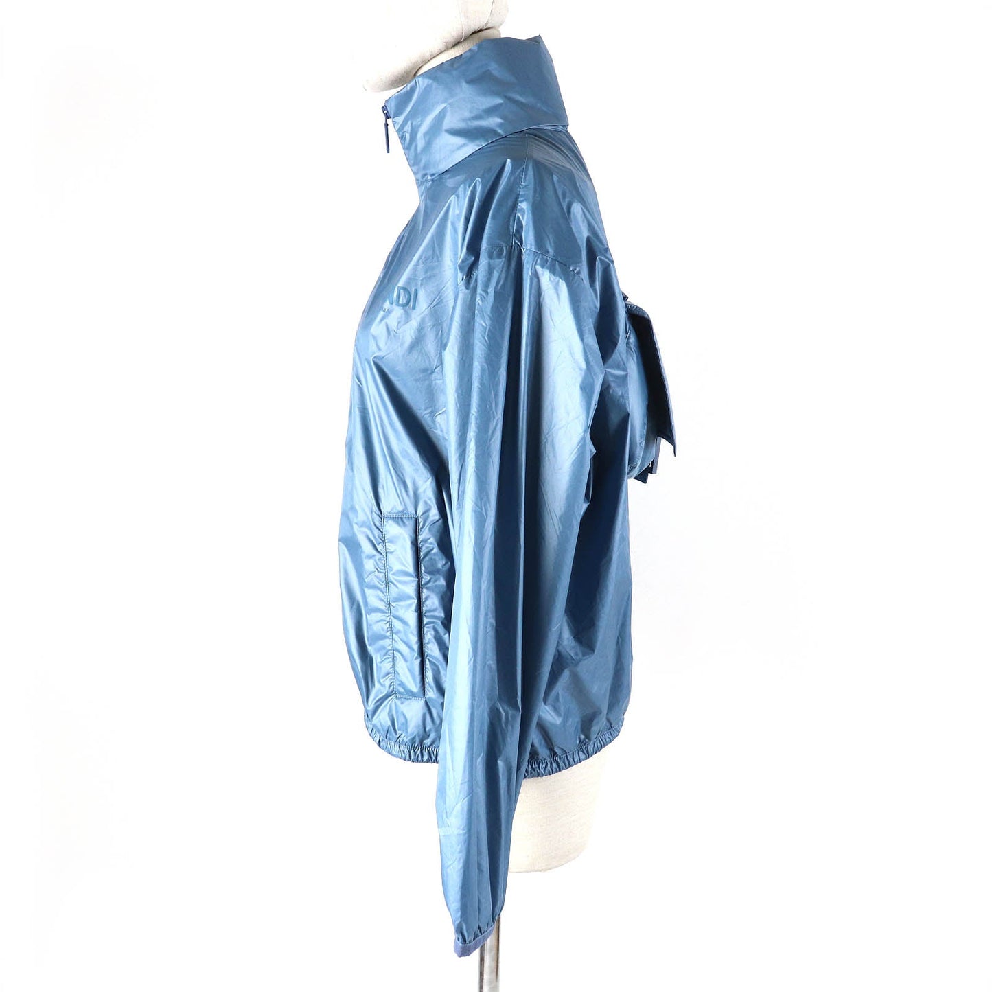 FENDI Jacket FAN087 Outer: 100% nylon, Lining: 100% nylon, Filling: 100% polyester blue BAGUETTE BAG JACKET Women S