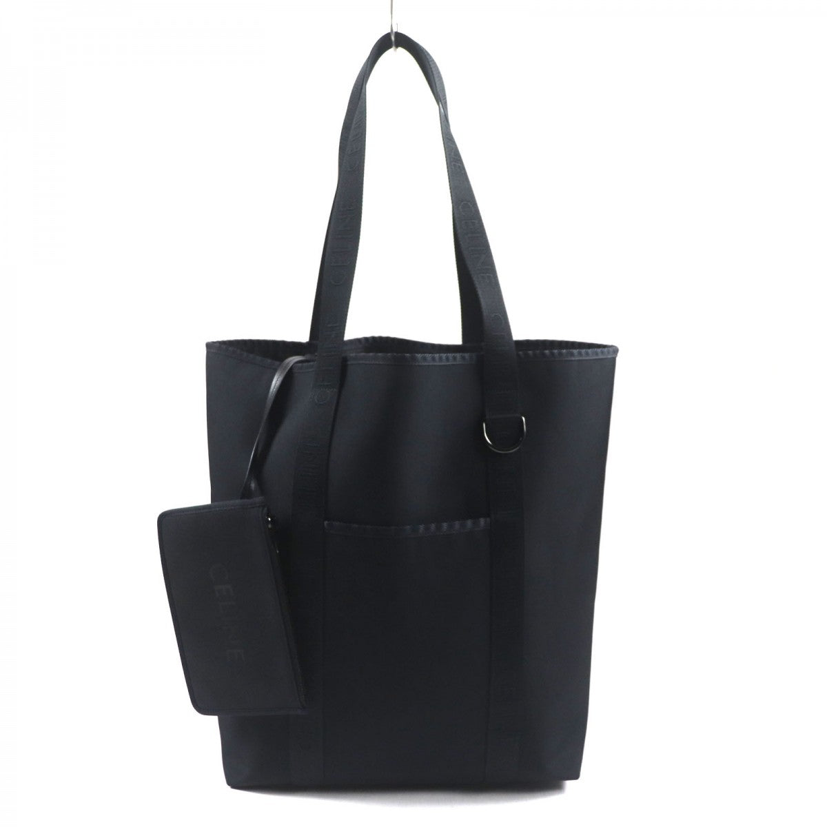 CELINE Tote Bag 11008 Main: Nylon black Trekking Bar Tikal Kaba mens