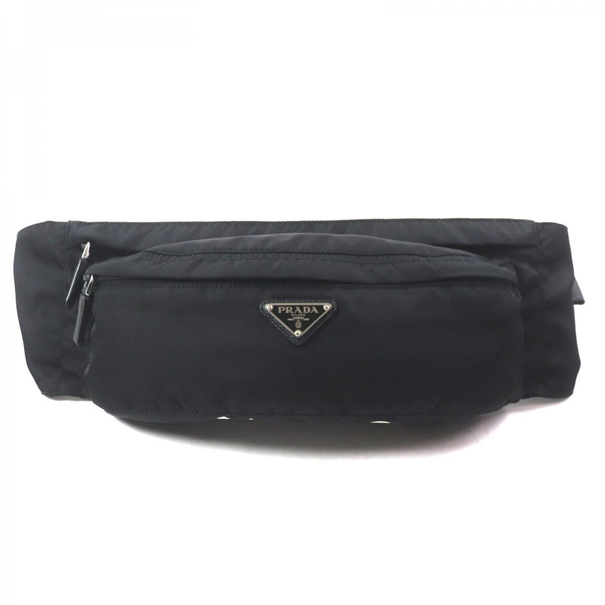 PRADA Sling bag 2VL132 Main: Nylon, Part: Saffiano leather black Test mens