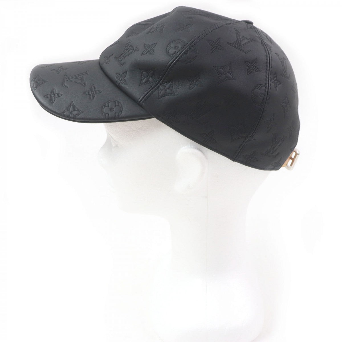 LOUIS VUITTON cap Outer: Cowhide, Lining: 55% Cotton, Lining: 45% Cupra black cap monogram shadow mens