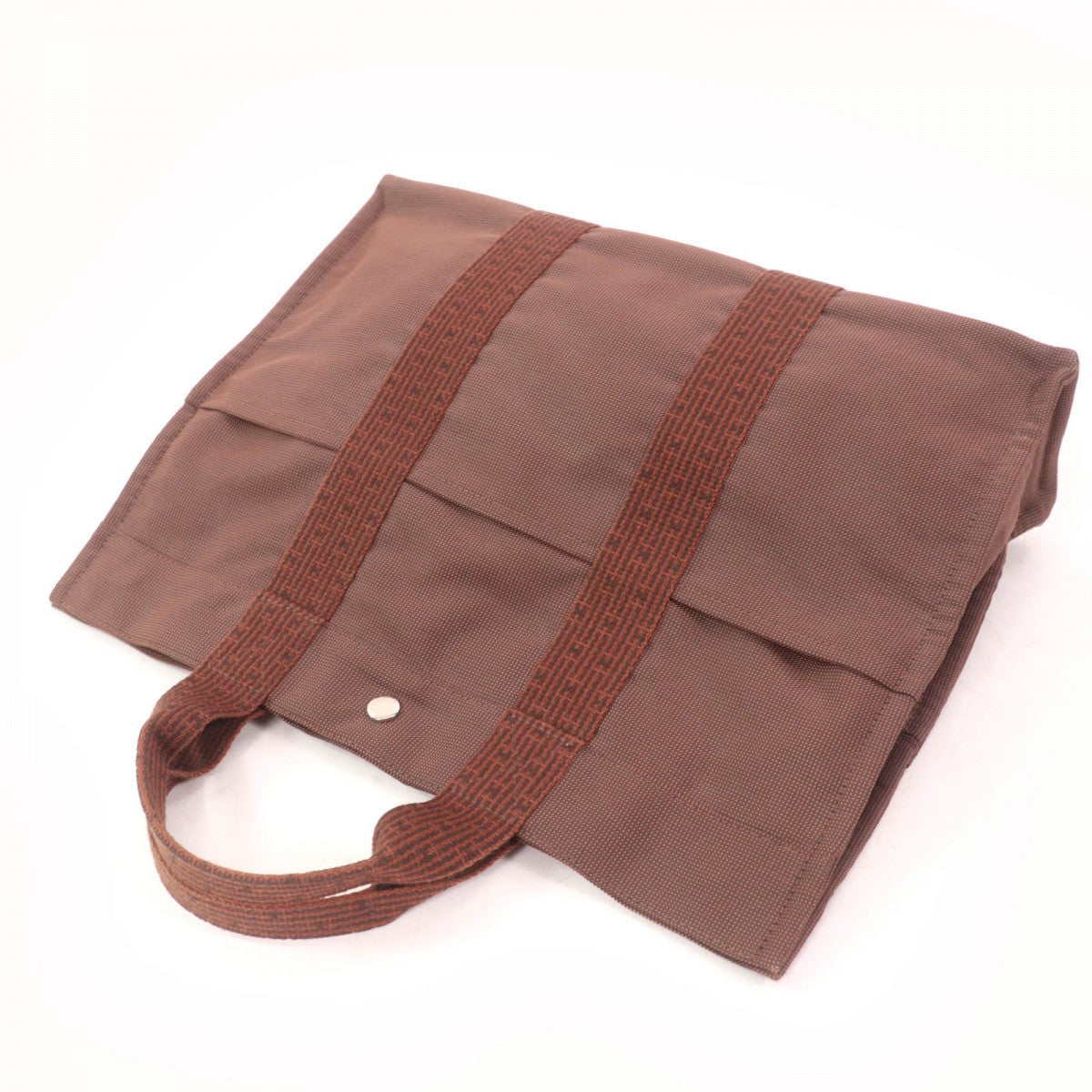 HERMES Handbag Main: Polyamide, Main: Polyester Brown Her Line MM Women