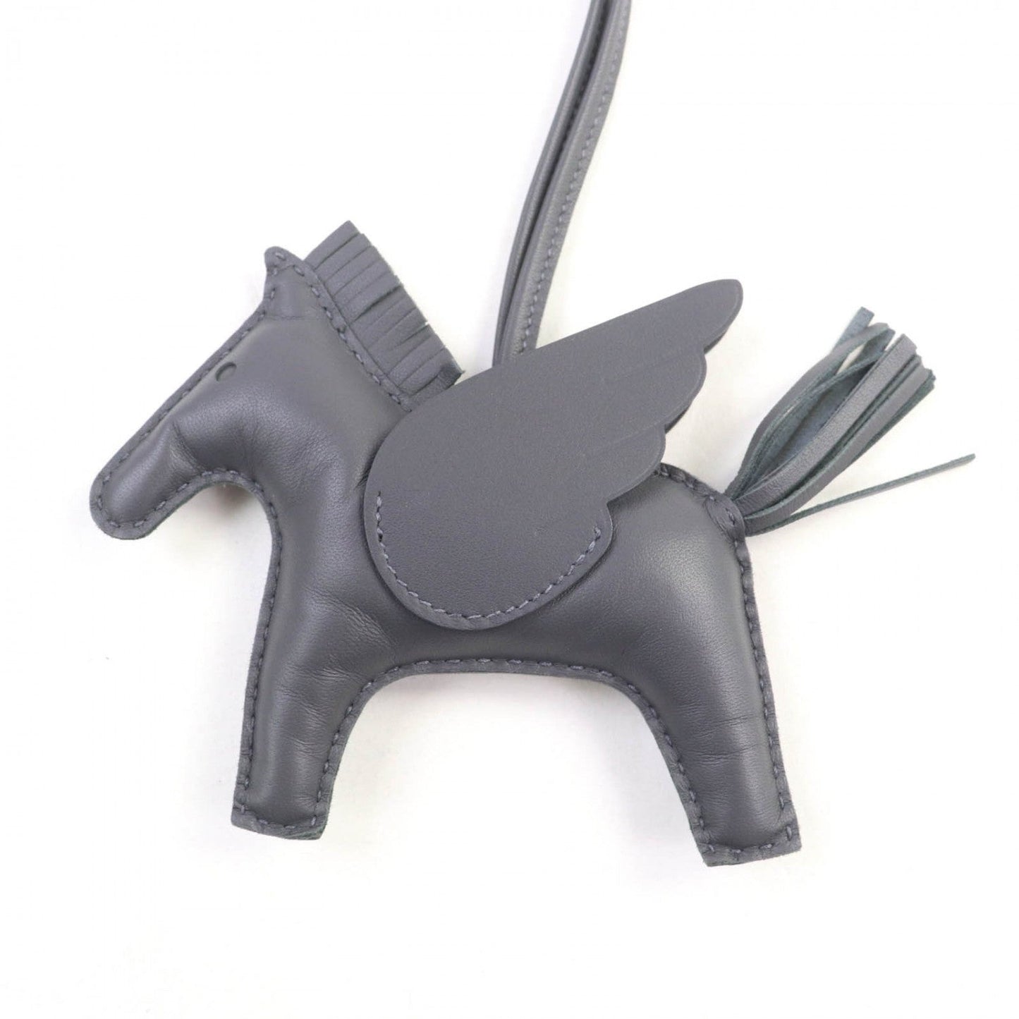 HERMES Bag charm Anyo Miro gray Rodeo Charm Pegasus MM