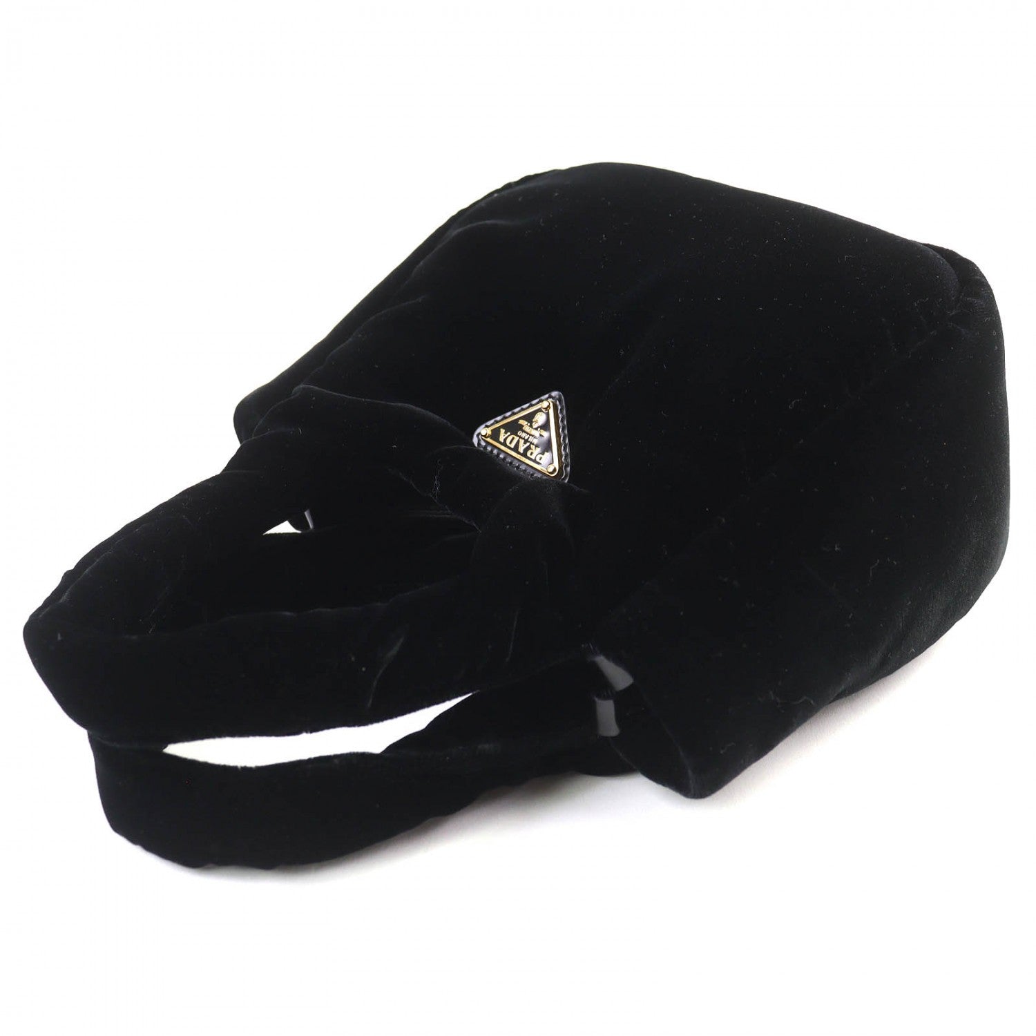 PRADA Shoulder Bag 1BA410 velvet black