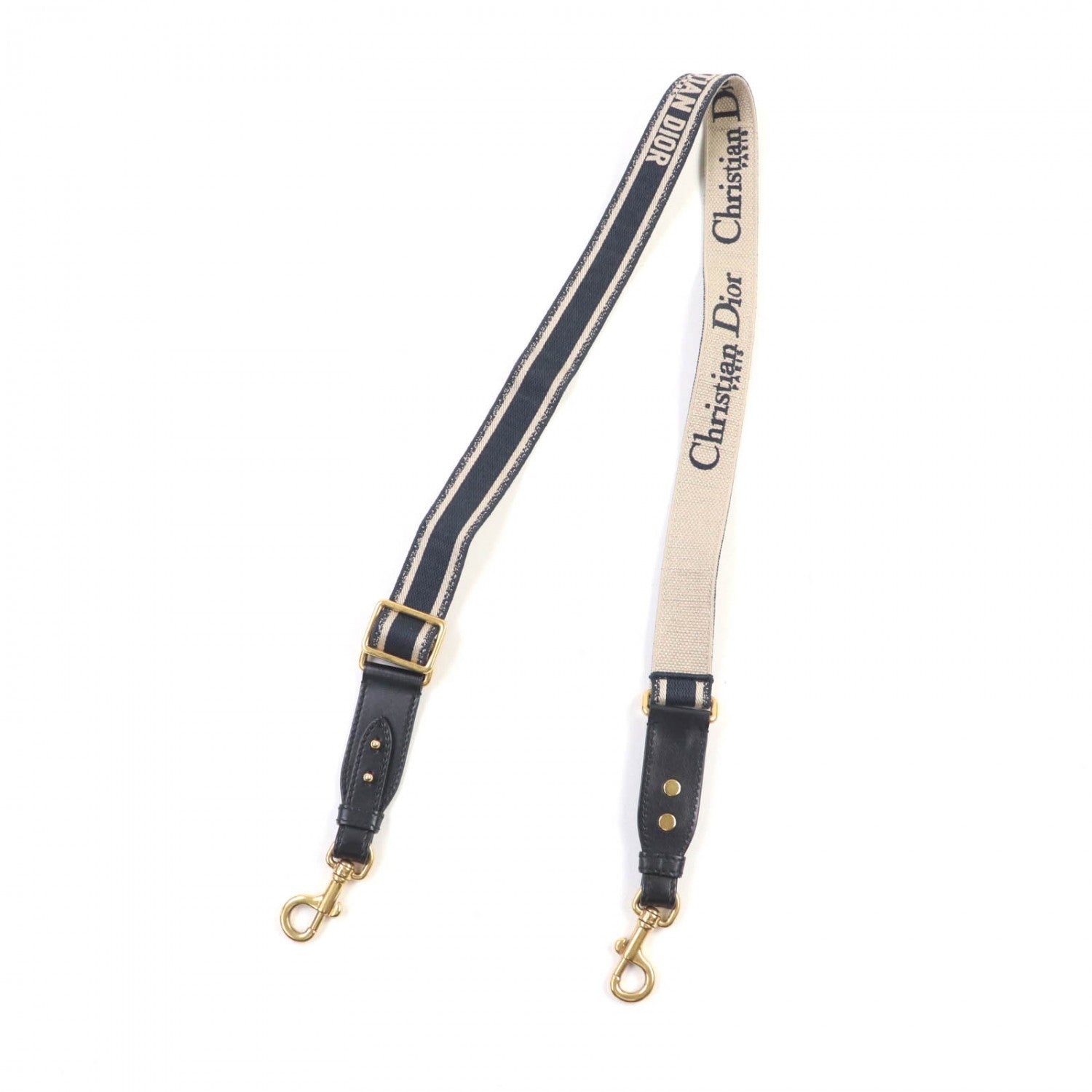 Christian Dior Shoulder strap S8553CBTE canvas Navy