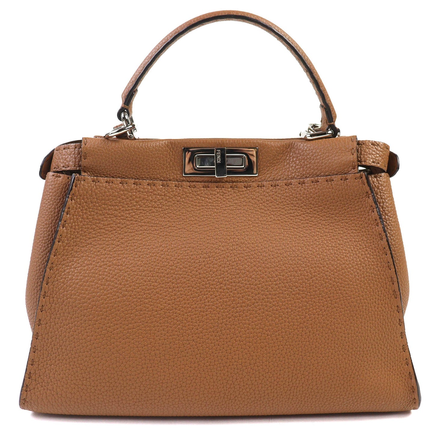 Fendi Peekaboo Large Leather Handbag