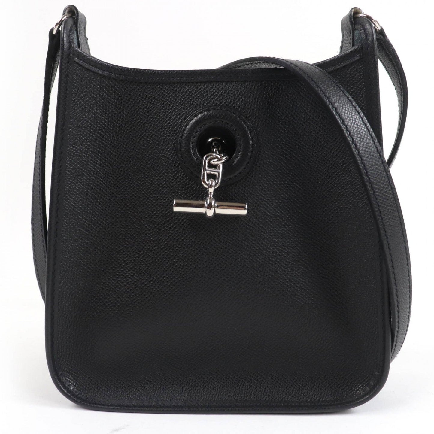 HERMES Shoulder Bag Epsom black Vespa TPM