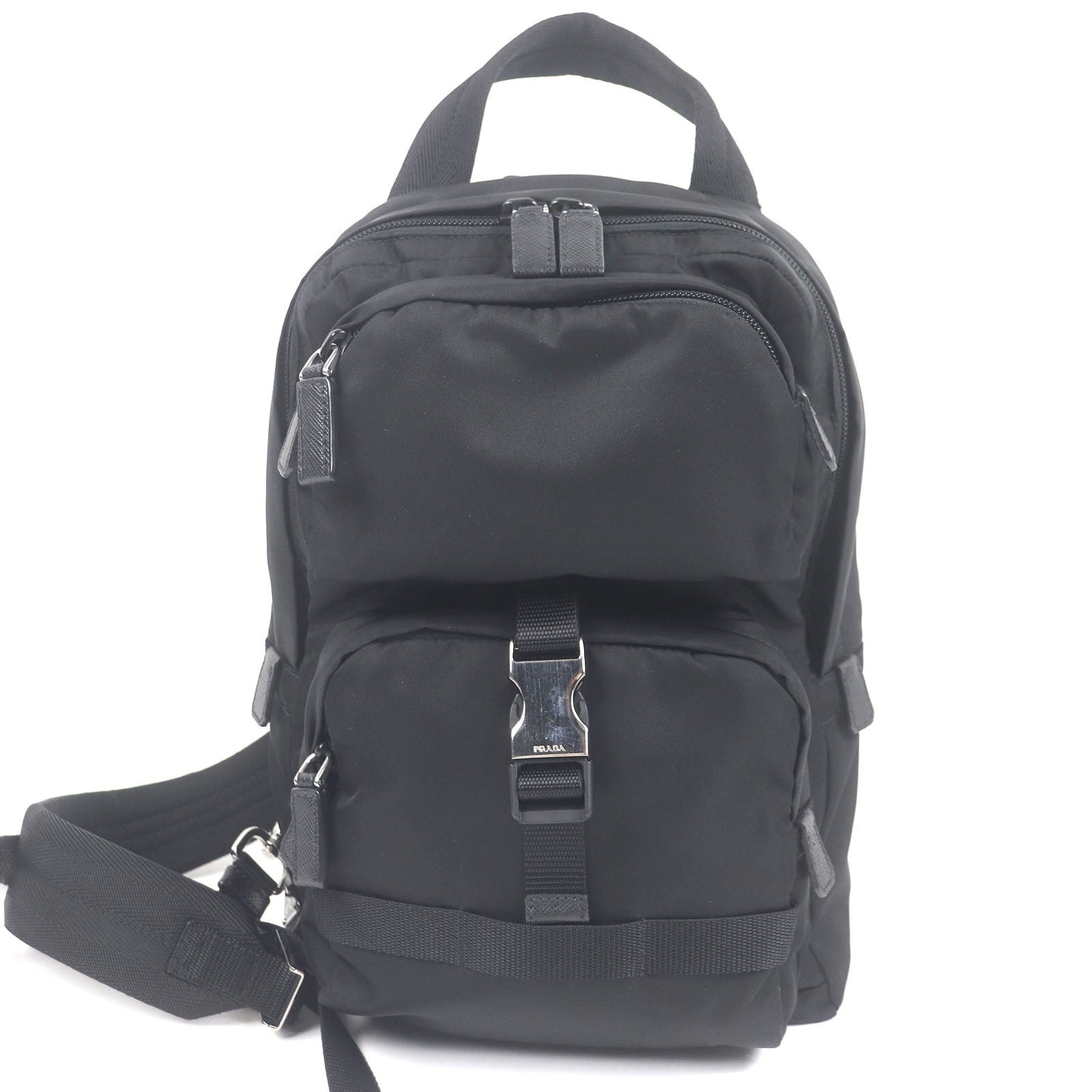 Prada Triangle logo Nylon Sling Bag