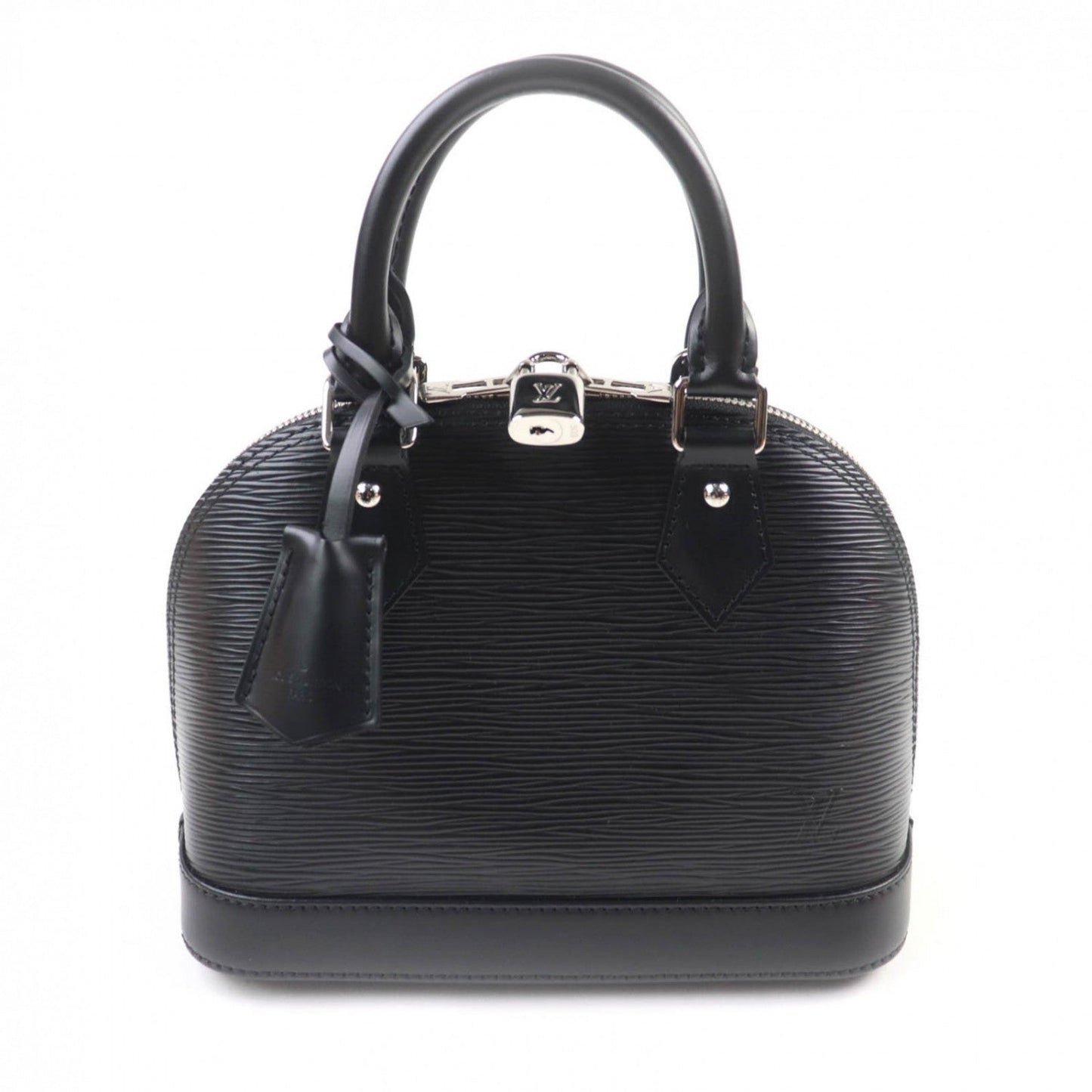 LOUIS VUITTON Handbag Epi Leather Noir Alma BB