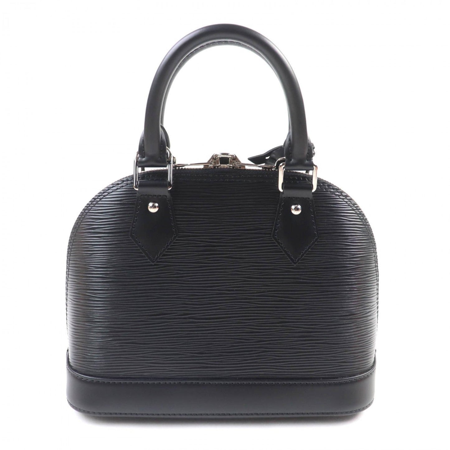 LOUIS VUITTON Handbag Epi Leather Noir Alma BB