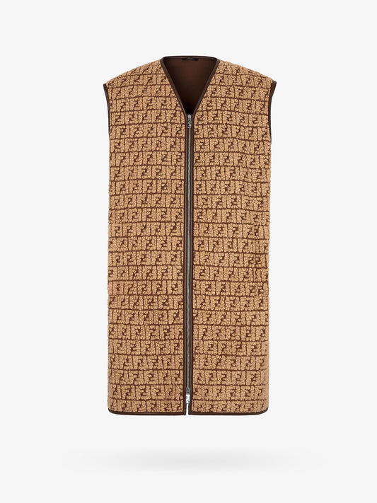 Fendi Man Fendi Man Beige Vests