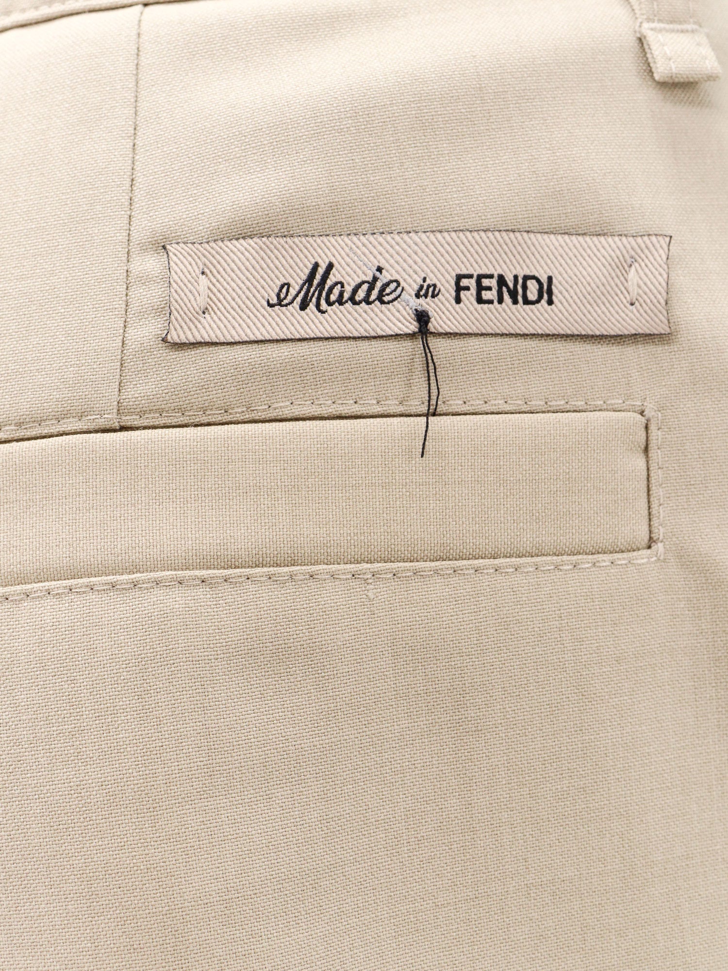 Fendi Man Fendi Man Beige Bermuda Shorts