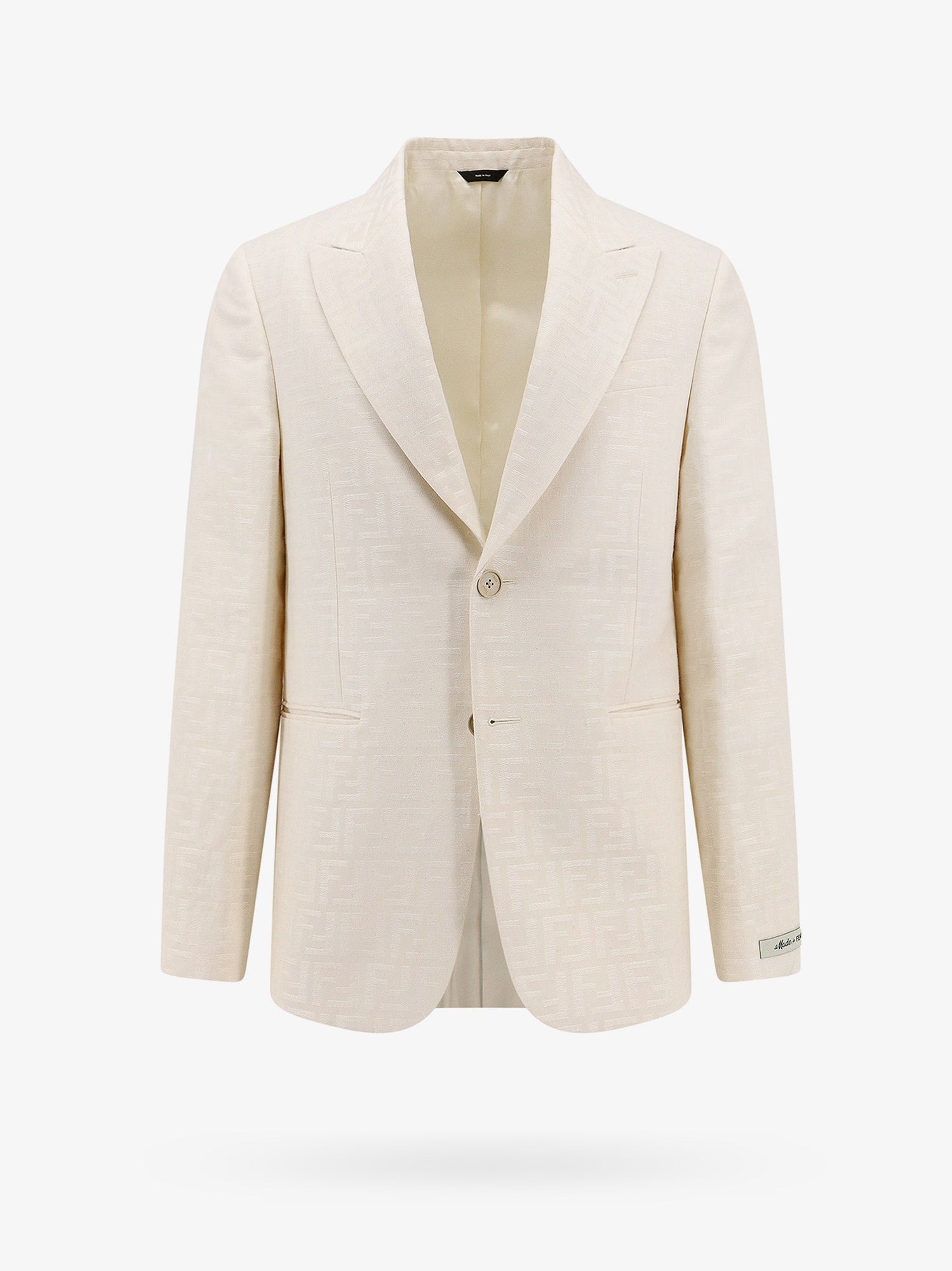 Fendi Man Fendi Man White Blazers E Vests