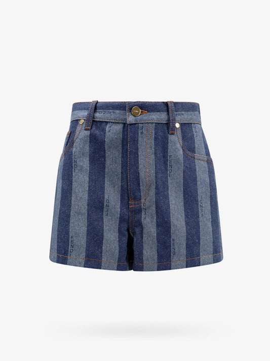 Fendi Woman Fendi Woman Blue Shorts