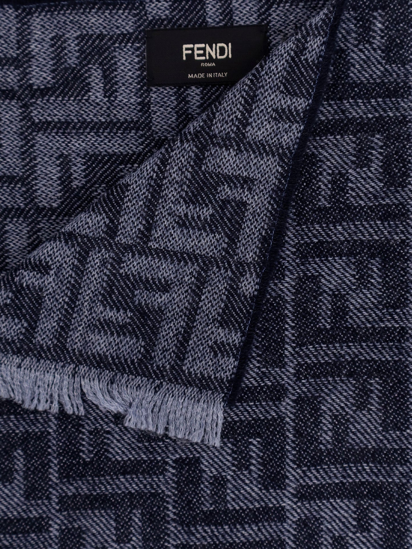 Fendi Man Fendi Man Blue Scarves