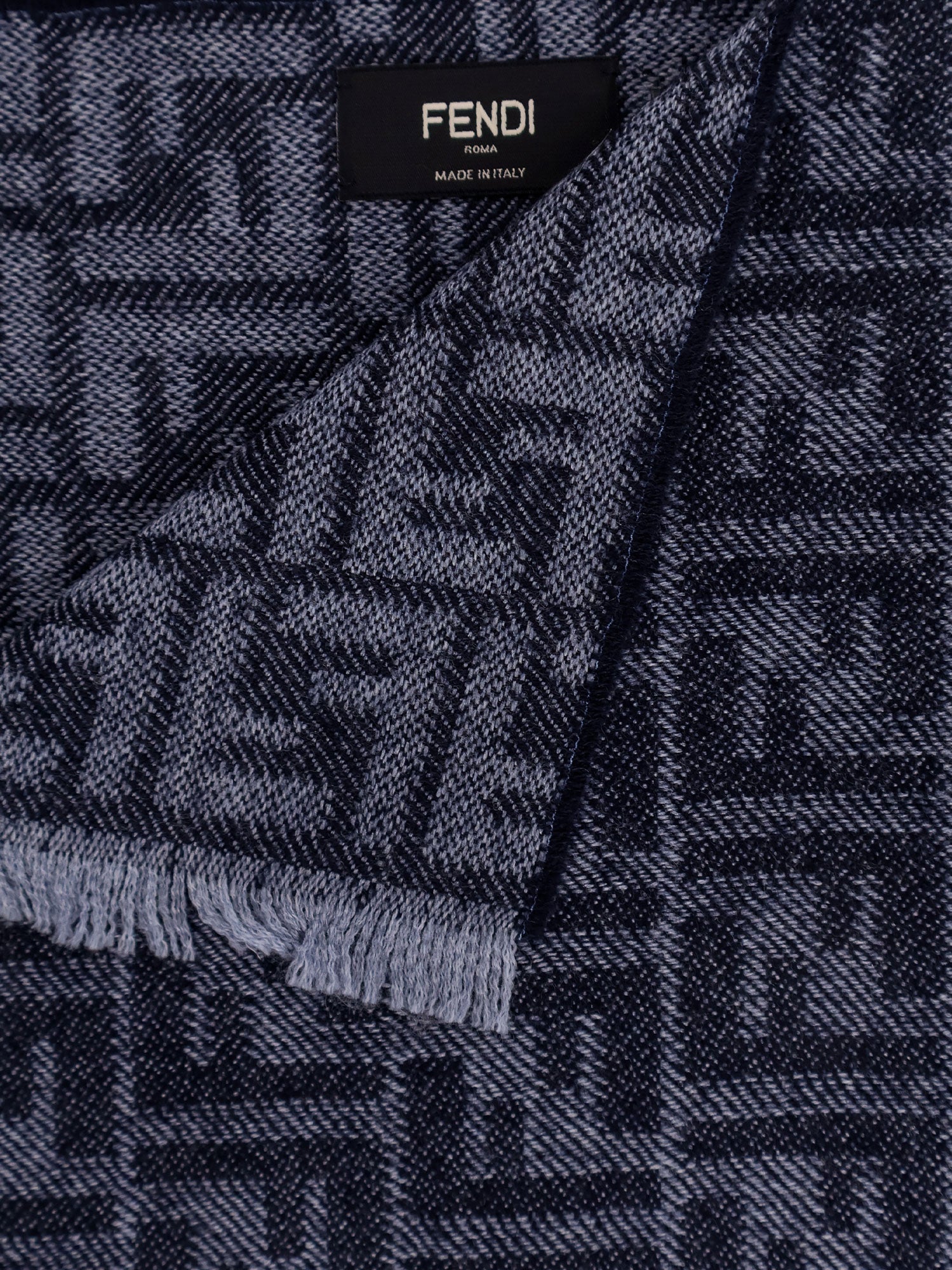 Fendi Man Fendi Man Blue Scarves