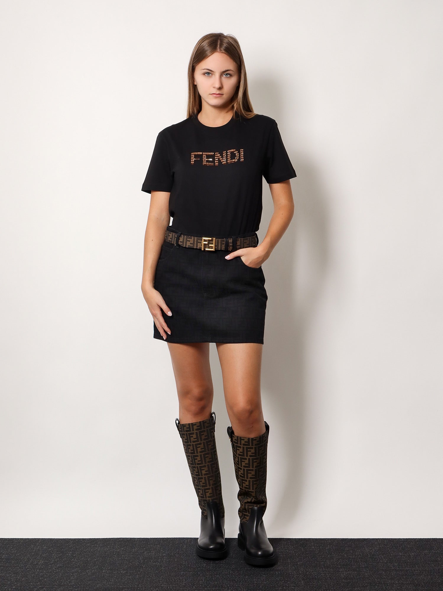 Fendi Woman Fendi Woman Black Skirts