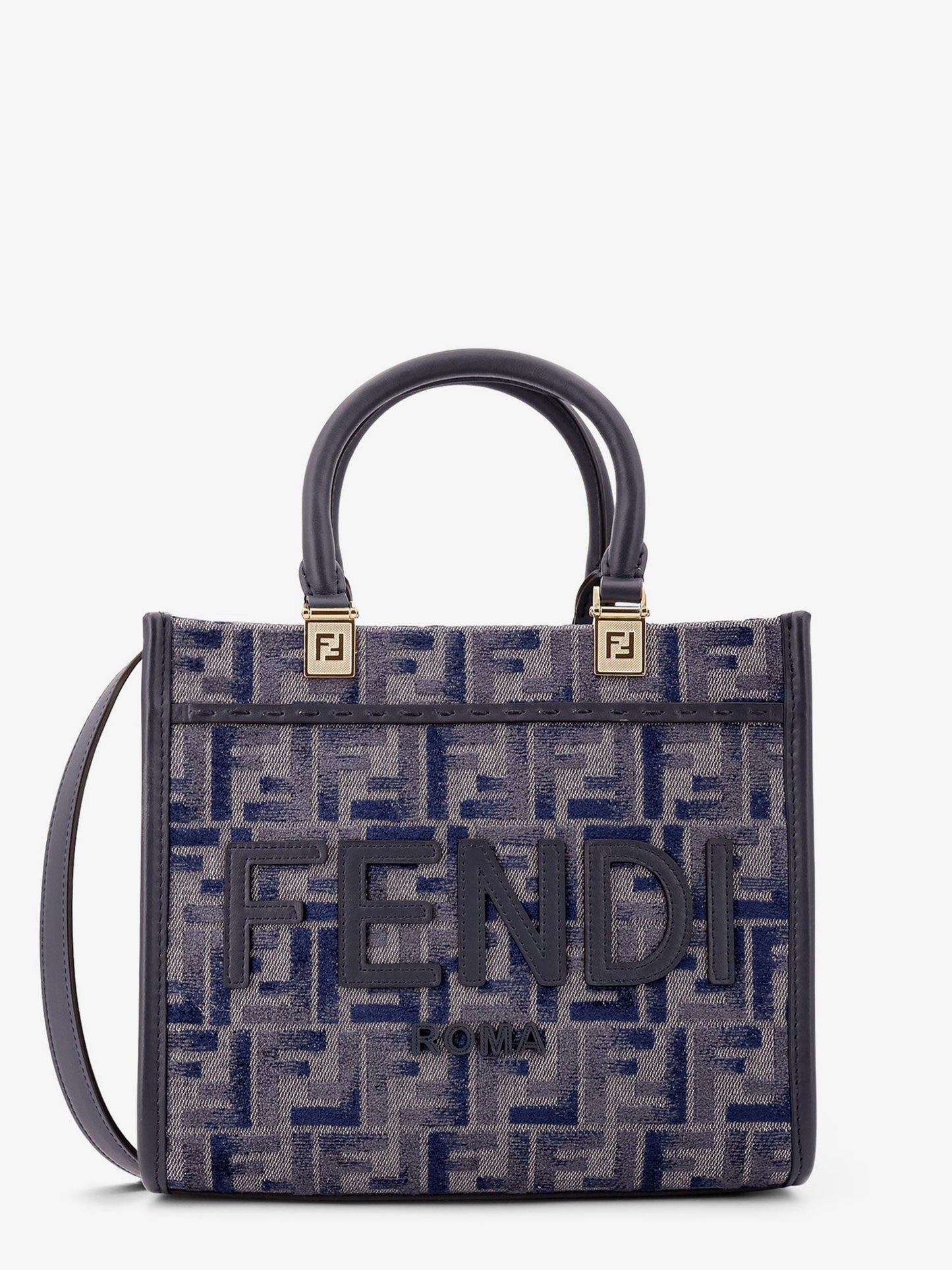 Fendi Woman Fendi Woman Blue Handbags