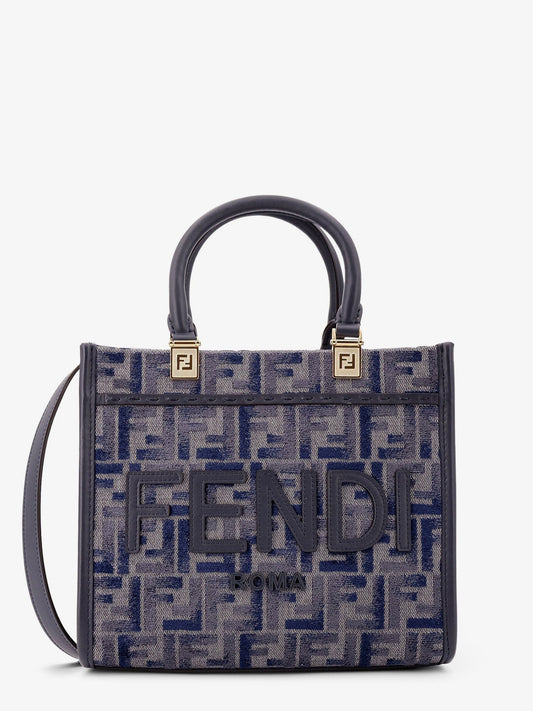 Fendi Woman Fendi Woman Blue Handbags