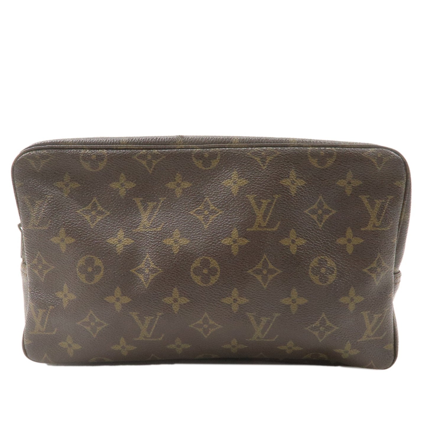 Louis Vuitton Monogram Trousse Toilette 28 Pouch Brown M47522