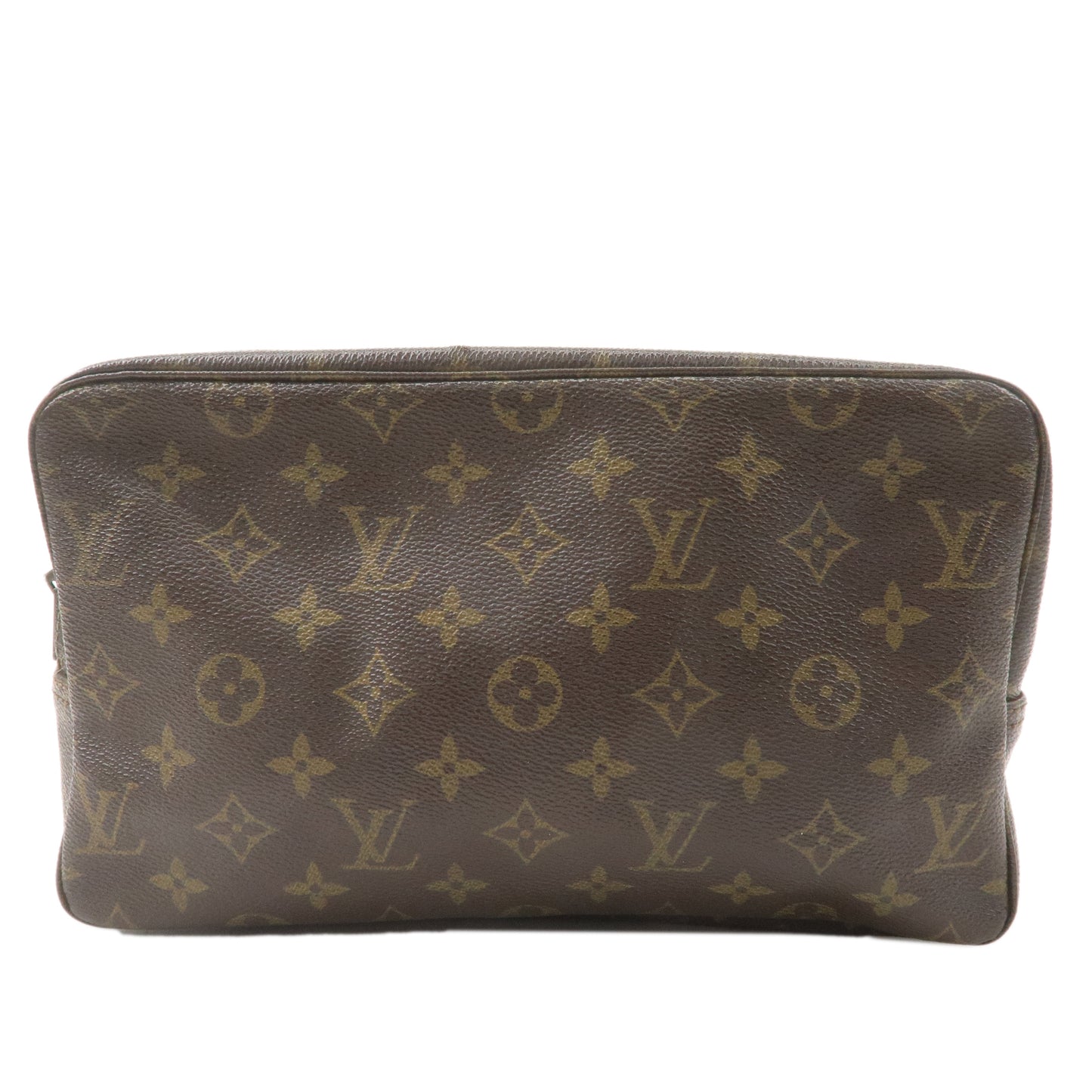 Louis Vuitton Monogram Trousse Toilette 28 Pouch Brown M47522
