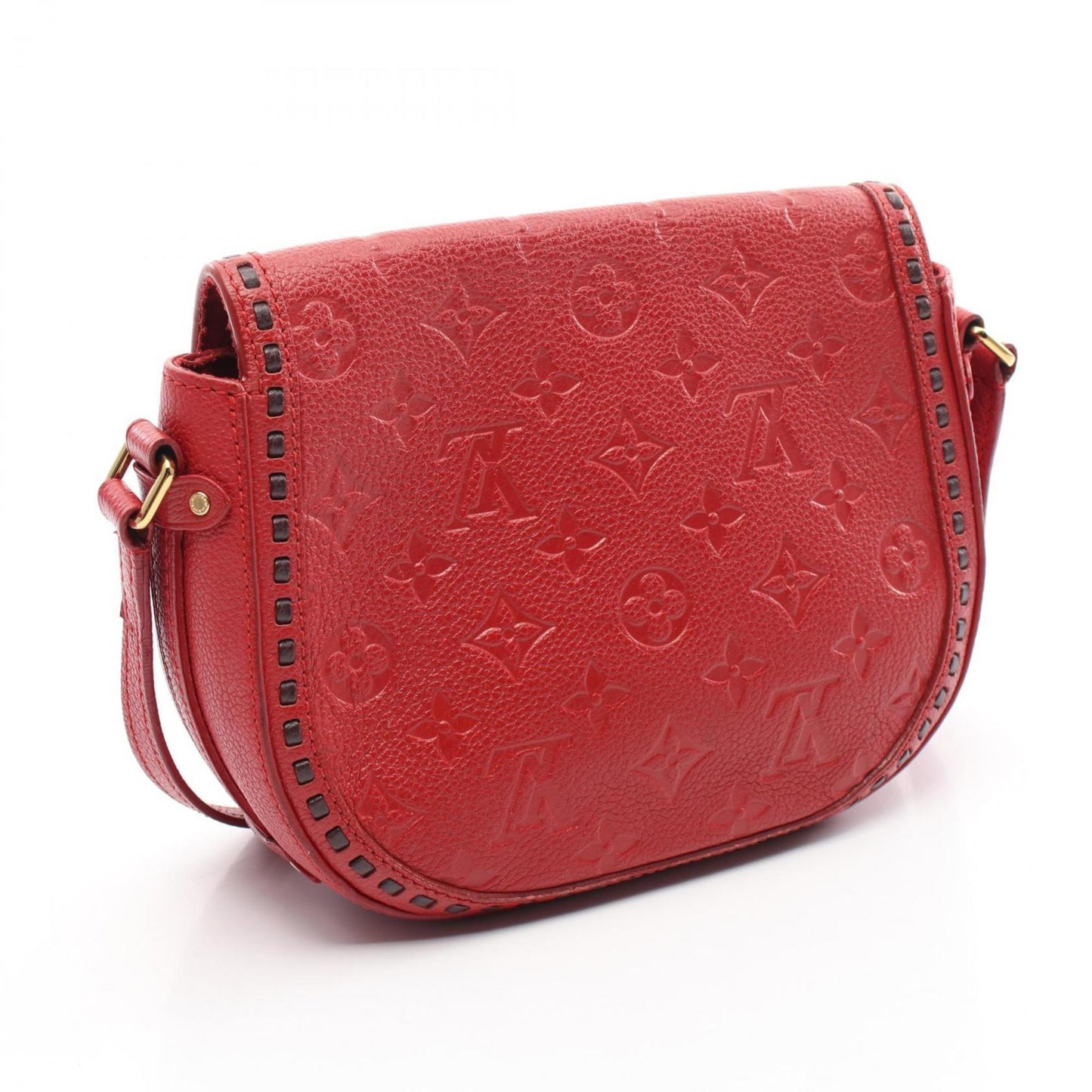 Louis Vuitton Cerise Color Leather Shoulder Bag