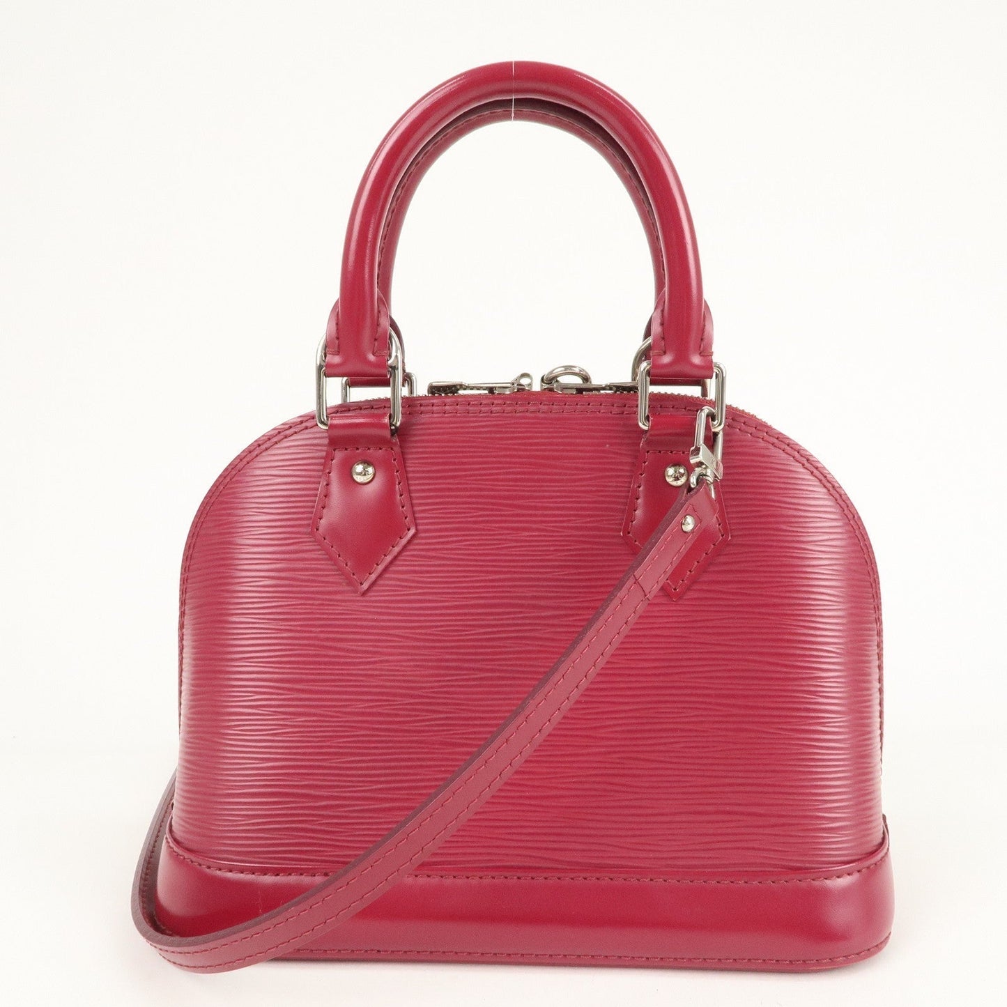 Louis Vuitton Epi Alma BB Hand Bag Shoulder Bag Fuchsia M40851