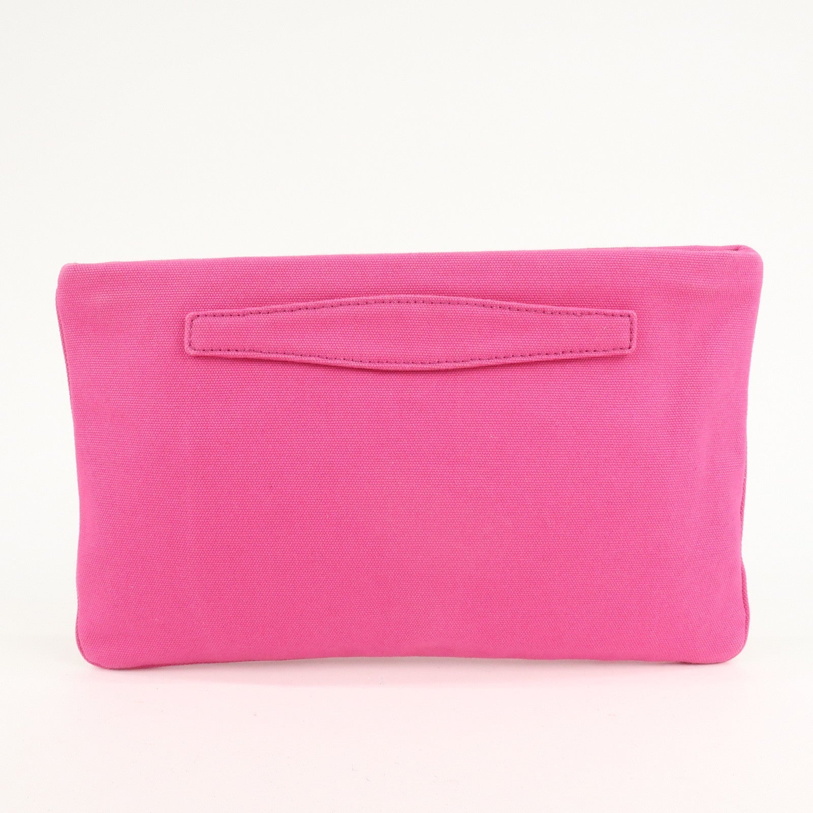 PRADA Canvas Bijoux Studded Clutch Bag Pink BP521O