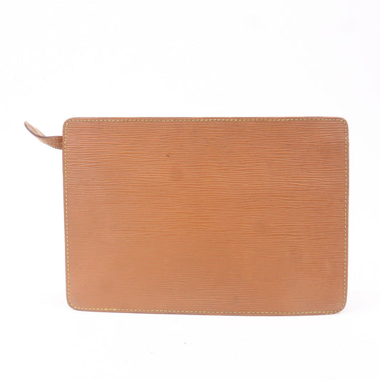 Louis Vuitton Epi Pochette Homme Clutch Bag Zipang Gold M52528