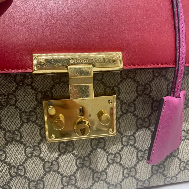 Gucci Leather Canvas Crossbody