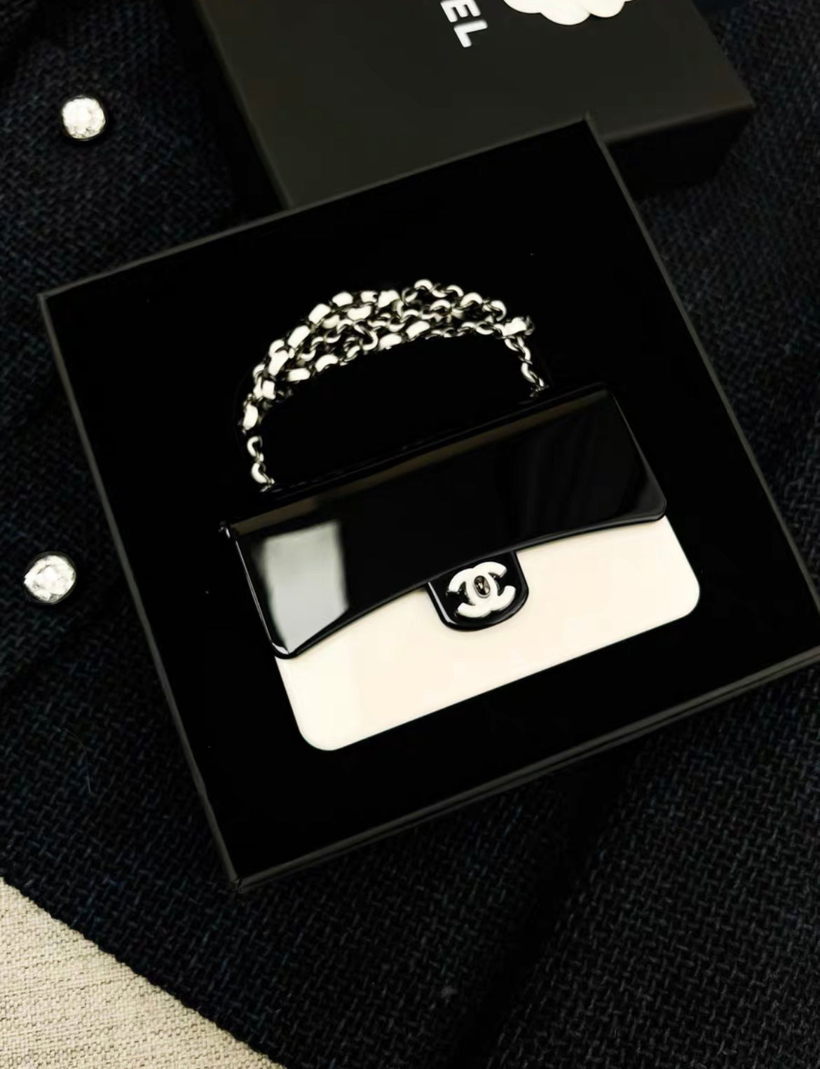 Chanel Colour-Block Flap Bag MinaudiÃ¨re