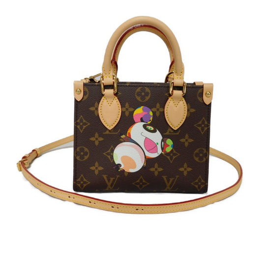 LOUIS VUITTON Tote Bag Monogram canvas (panda print) x microfiber multicolor Takashi Murakami Shoulder Bag RFID Und Monogram panda LVxTM On-the-Go BB Women