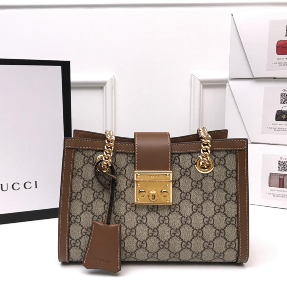 Gucci Padlock Leather Chain Shoulder Bag Style 12