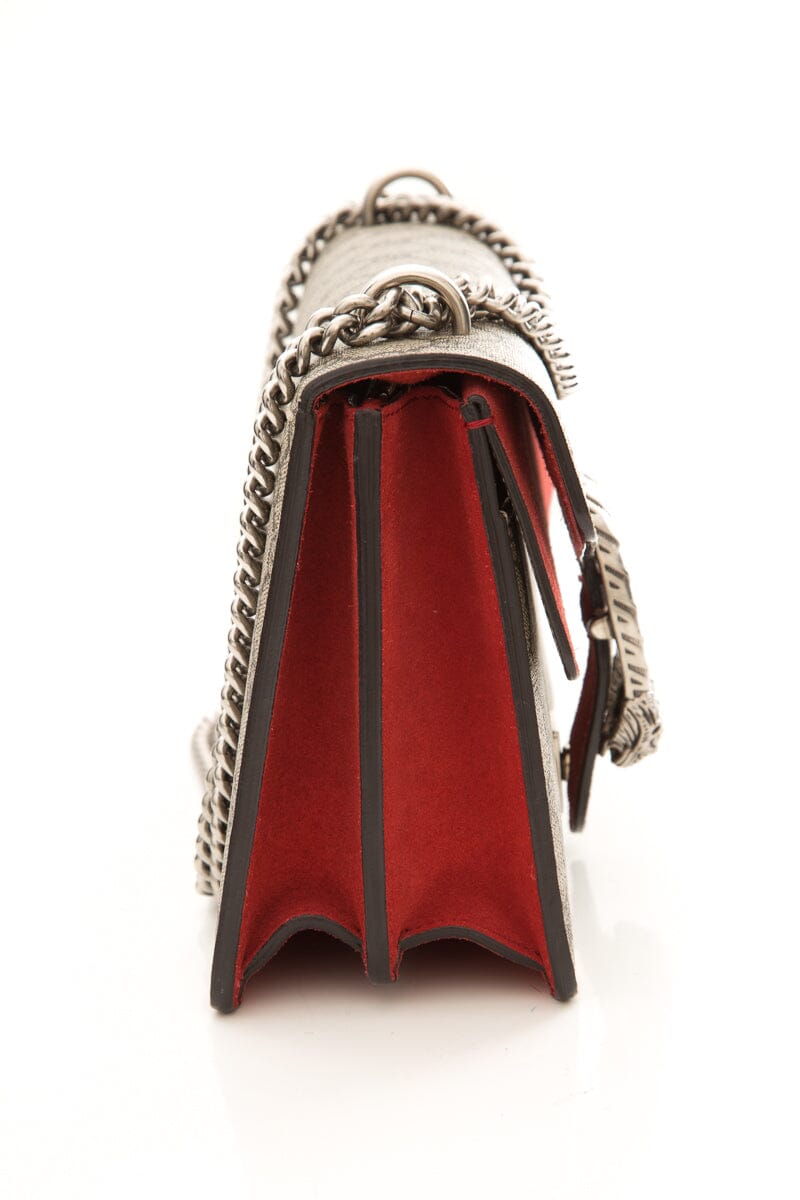 Gucci Dionysus Red Suede Monogram Crossbody