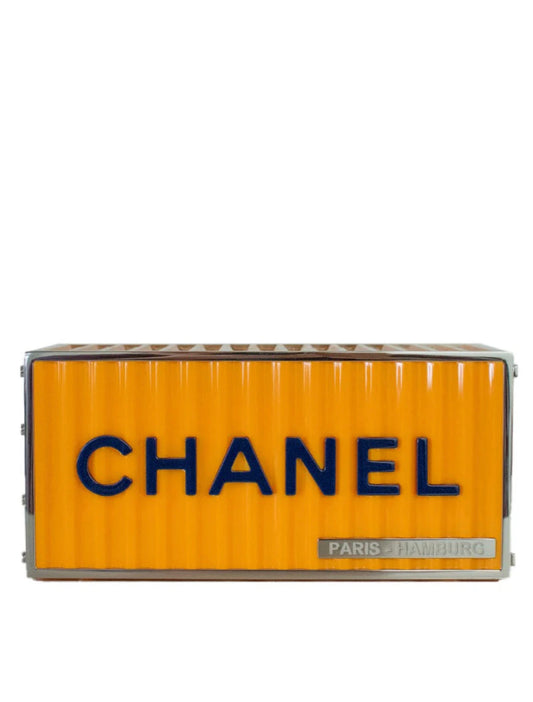Chanel Yellow Paris Hamburg Shipping Container MinaudiÃ¨re Clutch Bag 2017