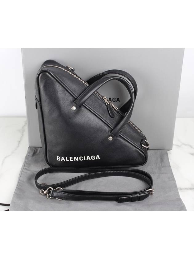Luxury Balenciaga Trending 2026 Logo triangle small duffel bag