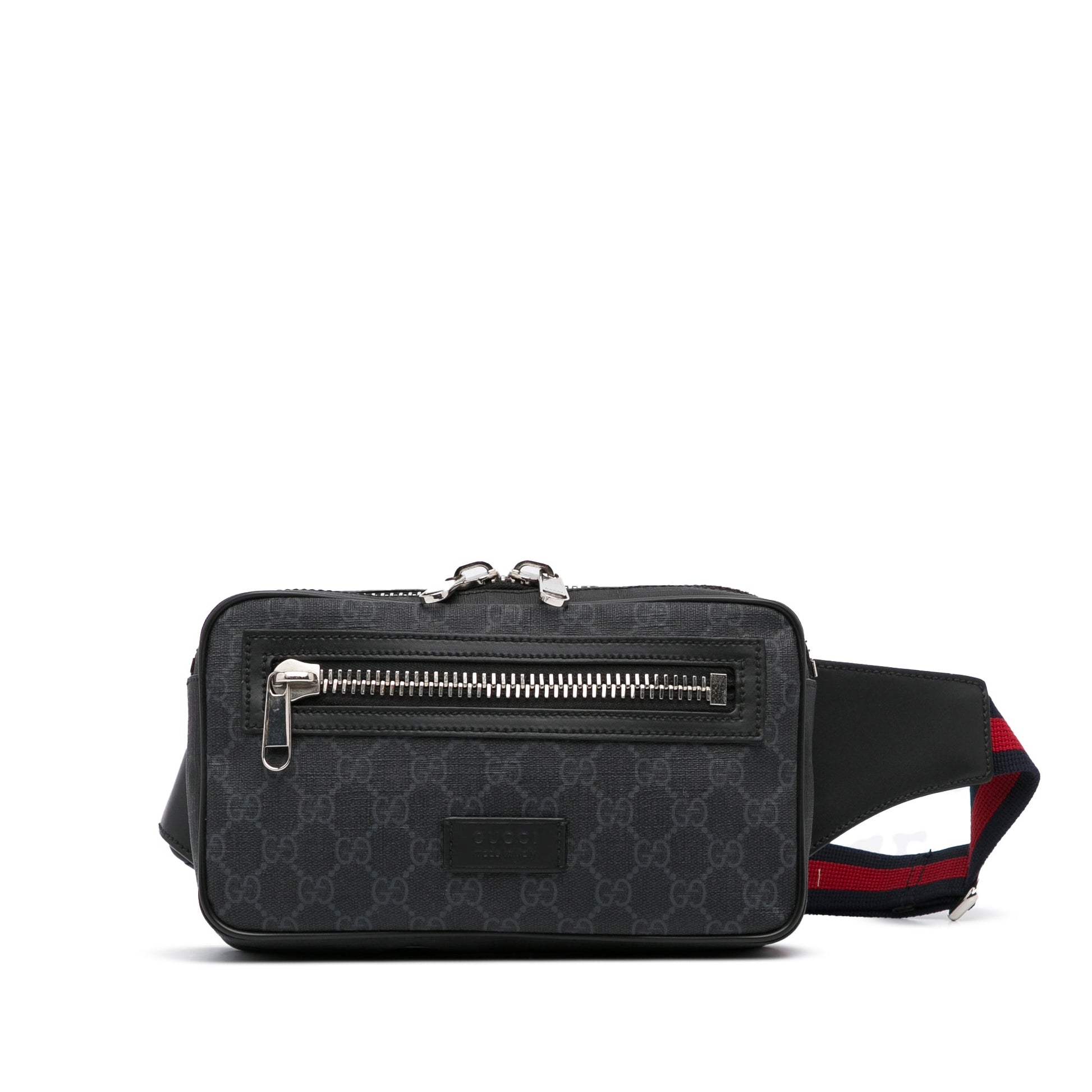 Gucci GG Supreme Black Canvas Crossbody