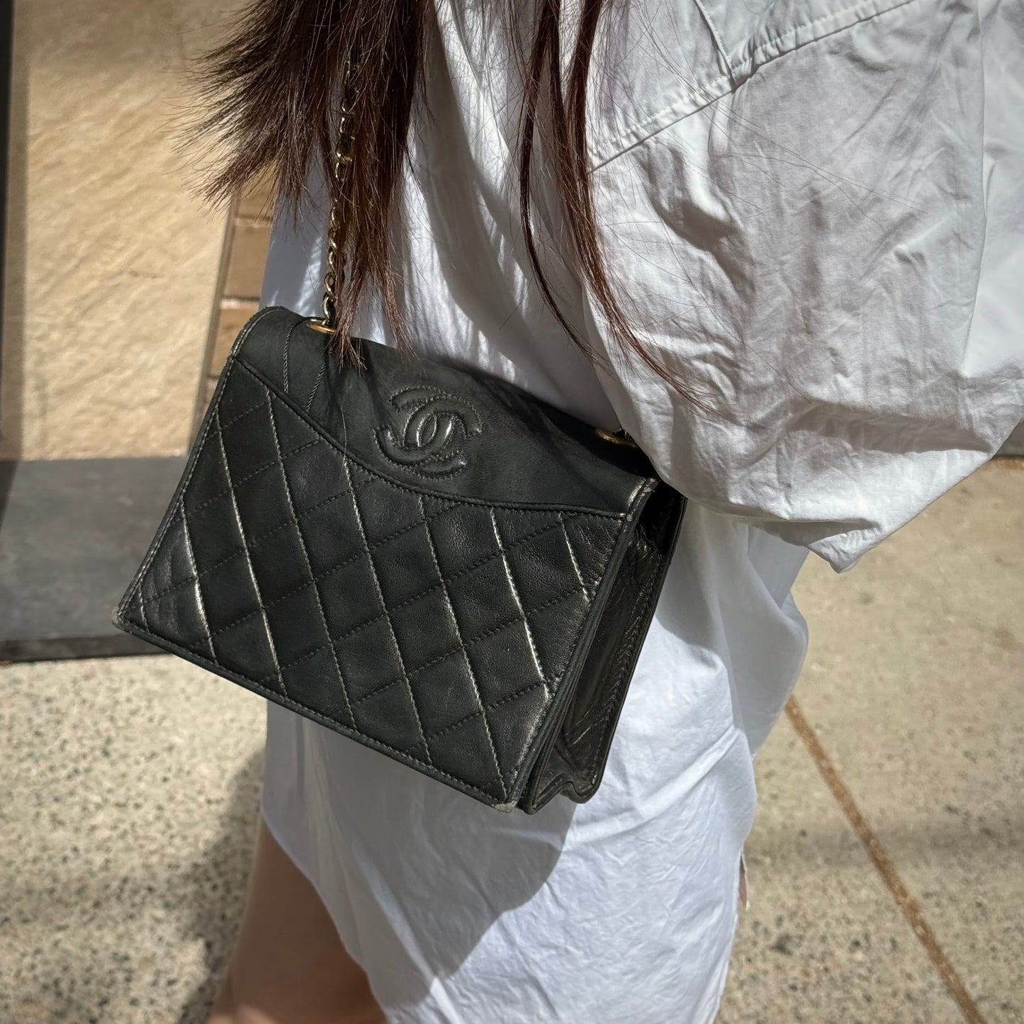 Chanel CC Quilted Flap Bag