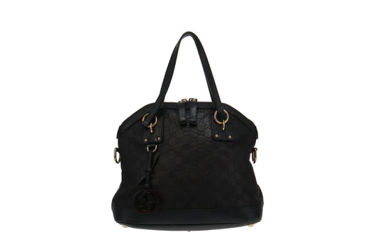 Gucci Monogram Leather Tote