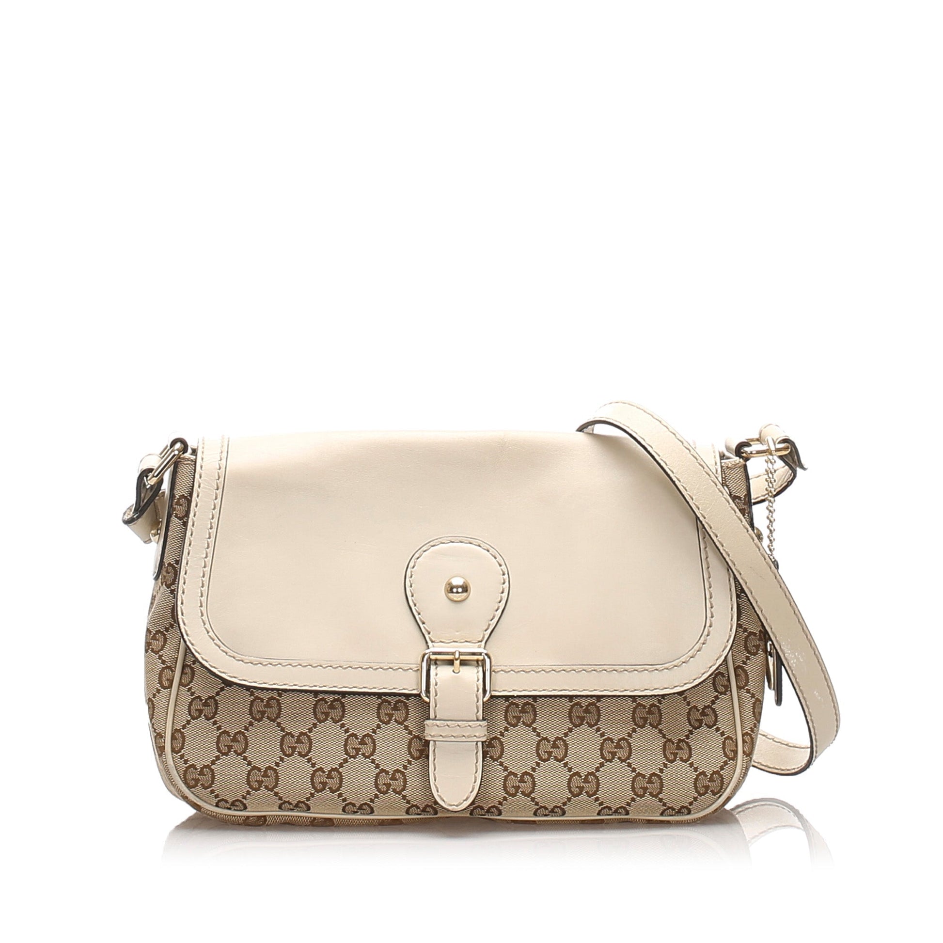 Gucci Leather Canvas Crossbody