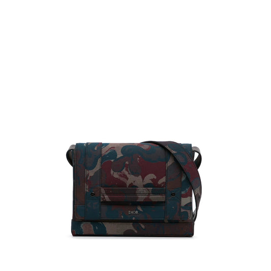 Brown Dior x Peter Doig Messenger Bag