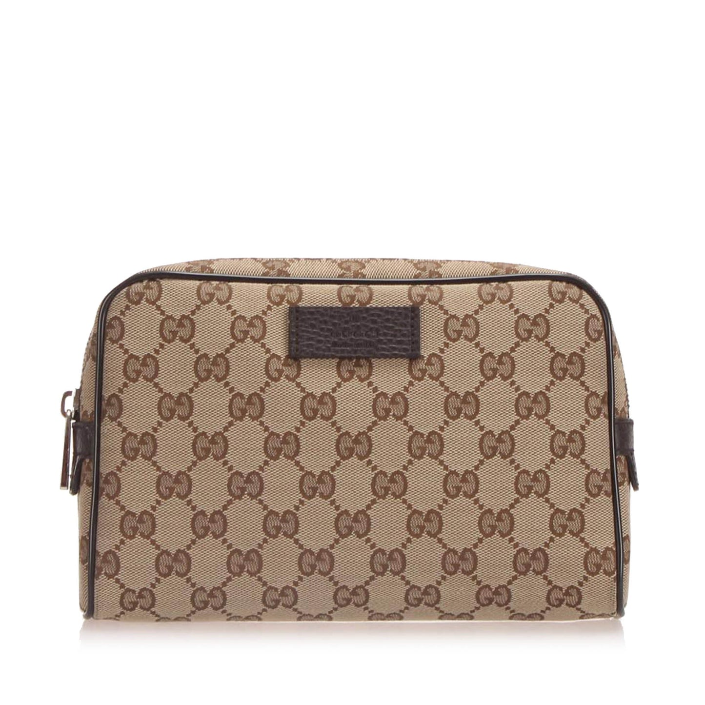 Gucci Leather Canvas Shoulder Bag