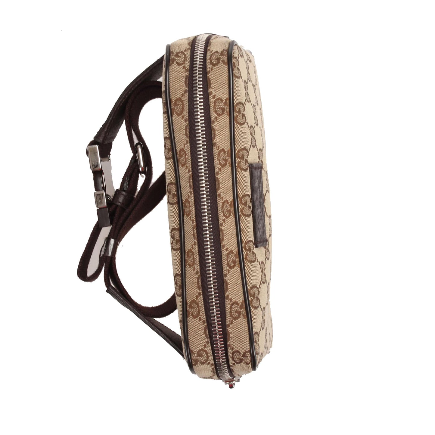 Gucci Leather Canvas Shoulder Bag