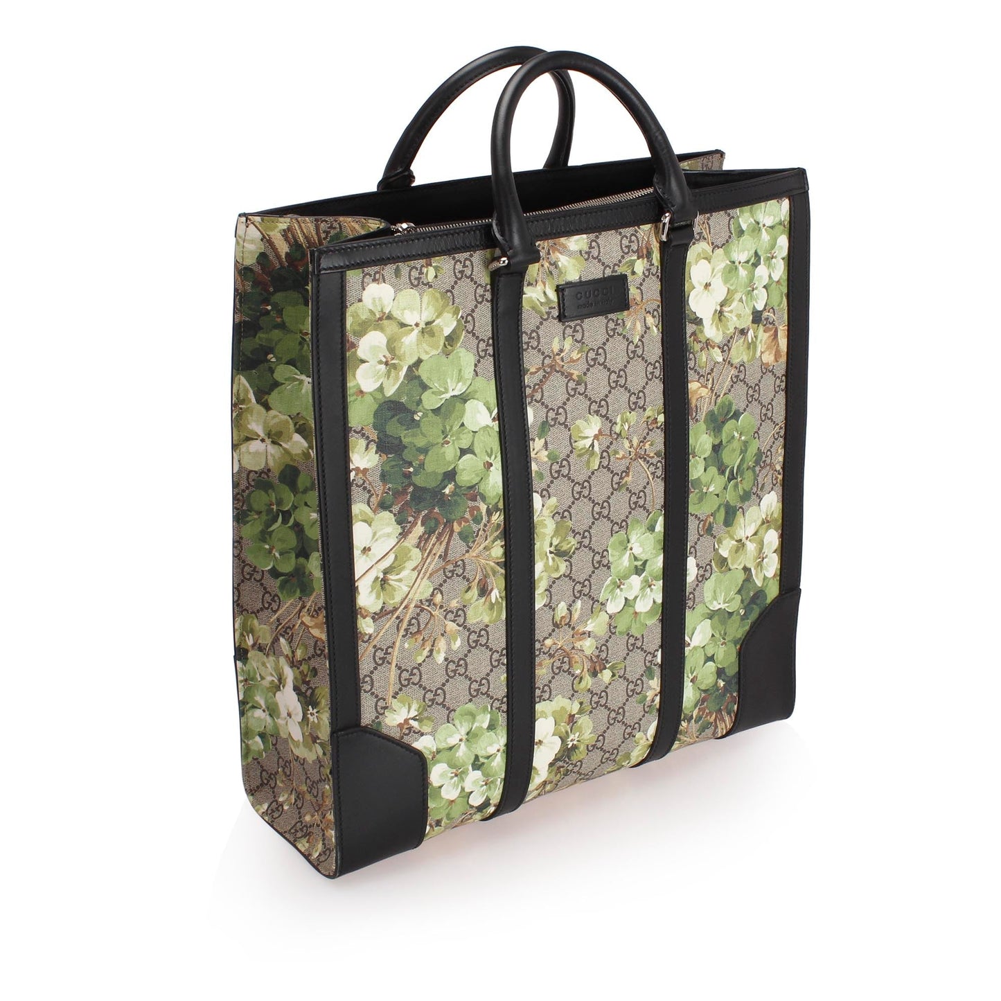 Gucci Leather Canvas Tote